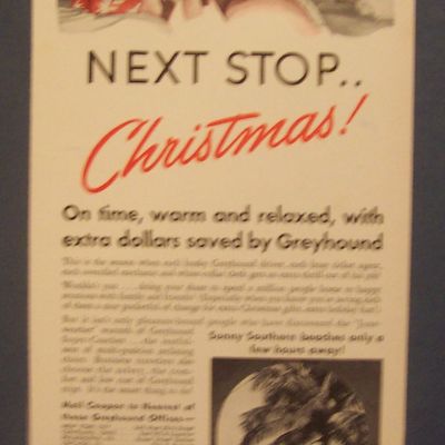 1940 Greyhound Bus Lines with People On A Bus