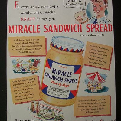 1941  Miracle  Sandwich  Spread