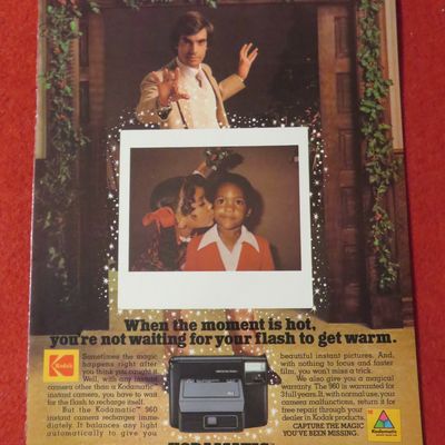 1982 Kodak with Kodamatic Camera w/ David Copperfield