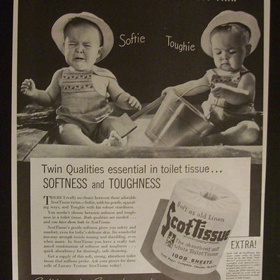1940  Scottissue  with  Softie  &  Toughie