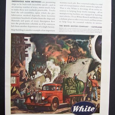 Vintage Ad: 1943  White  Motor  Company