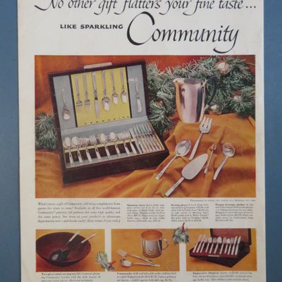 1956 Community Silverware with Sparkling Silverware