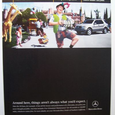 Vintage Ad: 2001 Mercedes - Benz