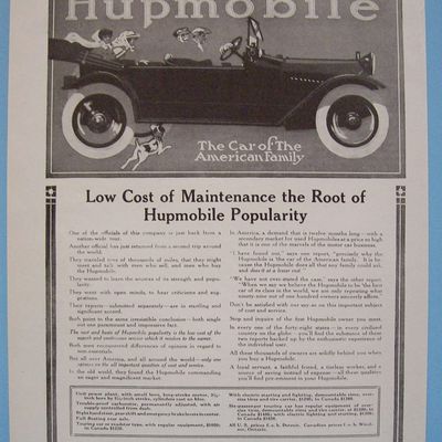 Vintage Ad: 1914 Hupmobile