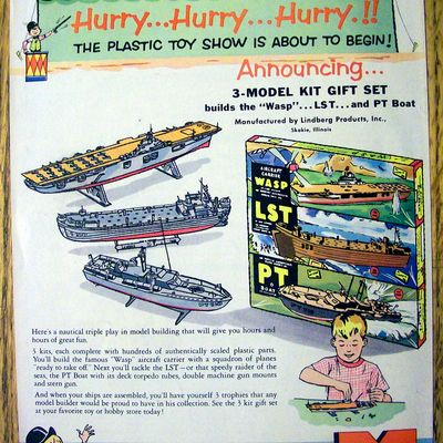 1950's Monsanto Model Kit with Boats