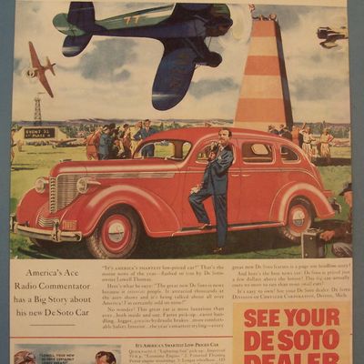 Vintage Ad: 1937 DeSoto with Lowell Thomas