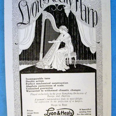 Vintage Ad: 1916 Lyon & Healy Harp