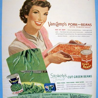 Vintage Ad: 1952 Van Camp's & Stokely's