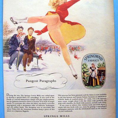 Vintage Ad: 1948 Springmaid Fabrics