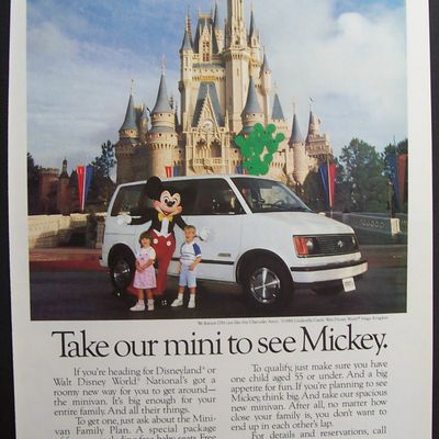 1988  National  Car  Rental  with  Mickey  Mouse