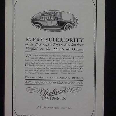 1916 Packard Twin-Six with a Packard & Its Owner