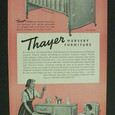 1950  Thayer  Nursery  Furniture