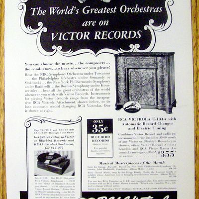 1939 RCA Victrola with Barbirolli & Toscanini