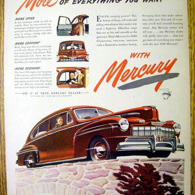Vintage Ad: 1946 Mercury