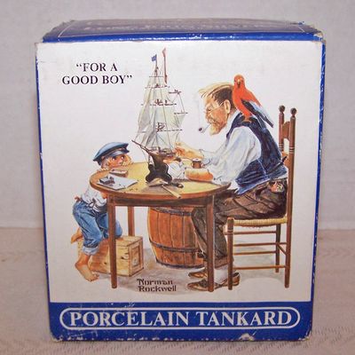 Norman Rockwell Tankard, For a Good Boy, 1985, In Box