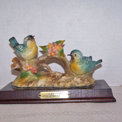 Pucci Blue Jay Figurines, Arnart, 1985