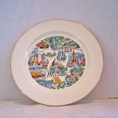 Missouri Souvenir Plate
