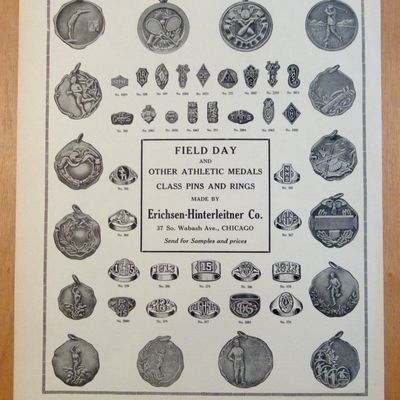 1913 Erichsen-Hinterleitner Co with Medals & Rings