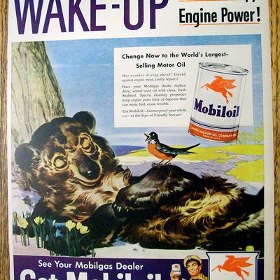 Vintage Ad: 1948 Mobil Gas