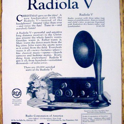 1923 Radiola V Receiver