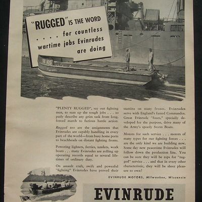 Vintage Ad: 1944 Evinrude Outboard Motors