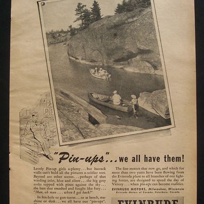 Vintage Ad: 1944 Evinrude Outboard Motors