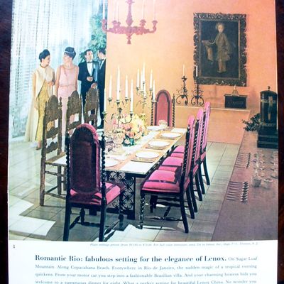 1963 Lenox China With Romantic Rio