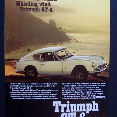 Vintage Ad: 1967 Triumph GT-6