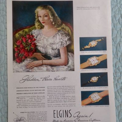 1946 Elgin Watch with Gladys Rockmore Davis