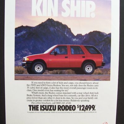 Vintage Ad: 1991 Isuzu Rodeo