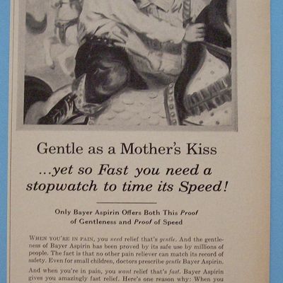 Vintage Ad: 1955 Bayer Aspirin
