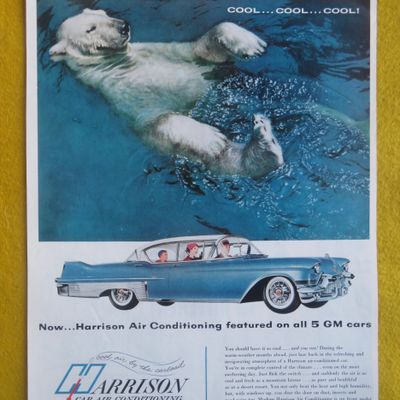 1957 Harrison Car Air Conditioning with Polar Bear