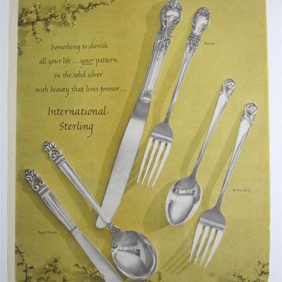 1951 International Sterling with Brocade & More