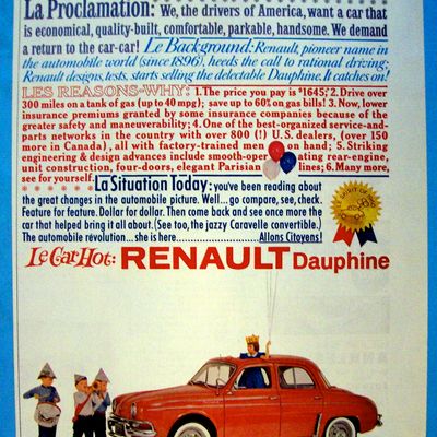 Vintage Ad: 1960 Renault Dauphine