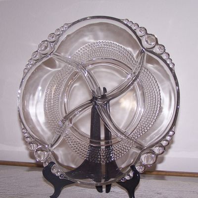 Duncan Miller Tear Drop 4 Section Dish