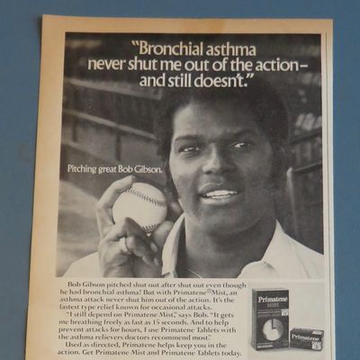 1980 Primatene Mist with Baseball's Bob Gibson