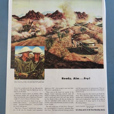 1940's US Army & US Air Force Recruiting w/Men