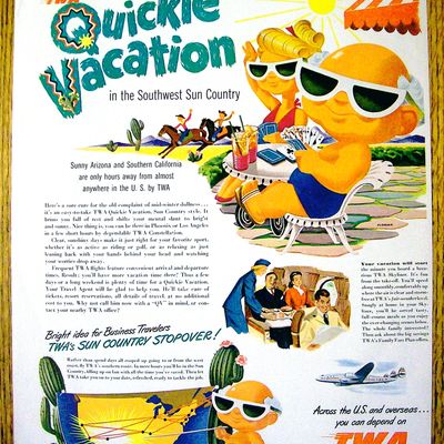 1950 Trans World Airlines (TWA) with Sun Country