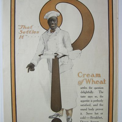 1912 Cream Of Wheat Cereal with Cream of Wheat Man