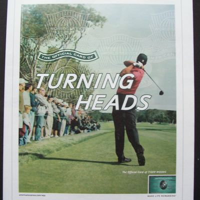 Vintage Ad: 2004 American Express with Tiger Woods
