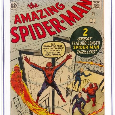 Amazing Spider-Man #1 CGC Graded 9.4 White Pages Marvel Comics (March 1963)