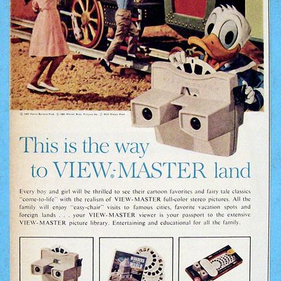 Vintage Ad: 1962 Sawyer View Master w/ Donald Duck
