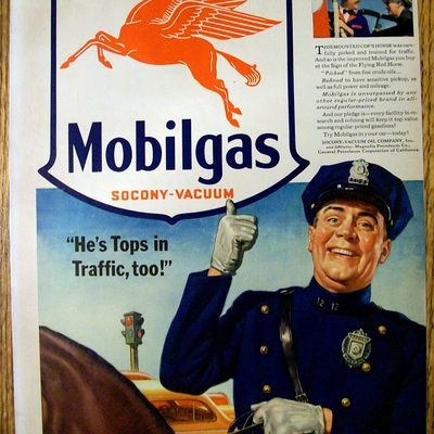 Vintage Ad: 1941 Mobil Gas