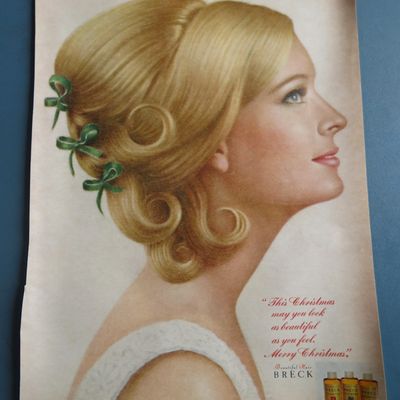 1966 Breck Shampoo with The Christmas Look