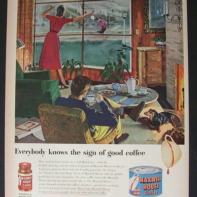 Vintage Ad: 1951  Maxwell  House  Coffee
