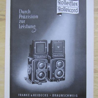 1952 Rolleiflex/Rolleicord Camera with the Camera