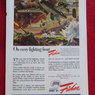 1944 Body By Fisher with On Every Fighting Front