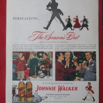 1948 Johnnie Walker Whiskey with The Seasons Best