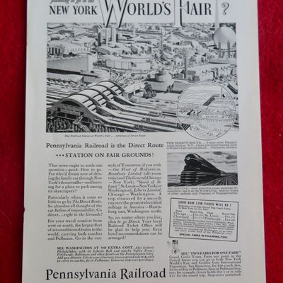 1939 Pennsylvania Railroad with New York World's Fair