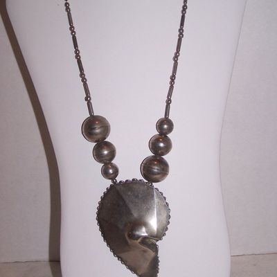 Abstract Pendant Necklace